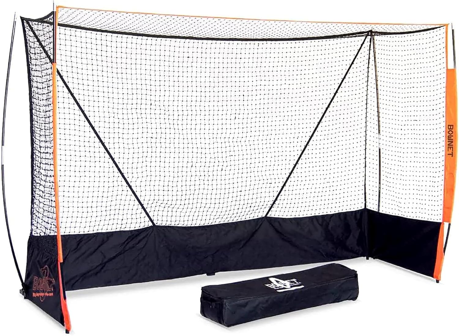 Foldable Hockey Net - Indoor and Outdoor Hockey Nets for Adults with Roller Bag (12' x 7’ Frame and Net)