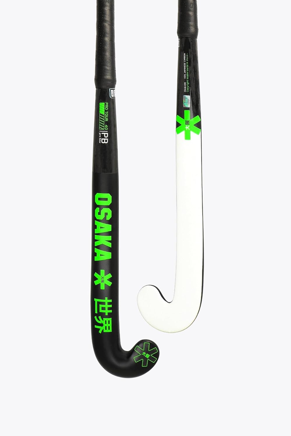 Osaka Field Hockey Stick Pro Tour 40 2.0, White Edition, tactital Advantage - Pro Bow