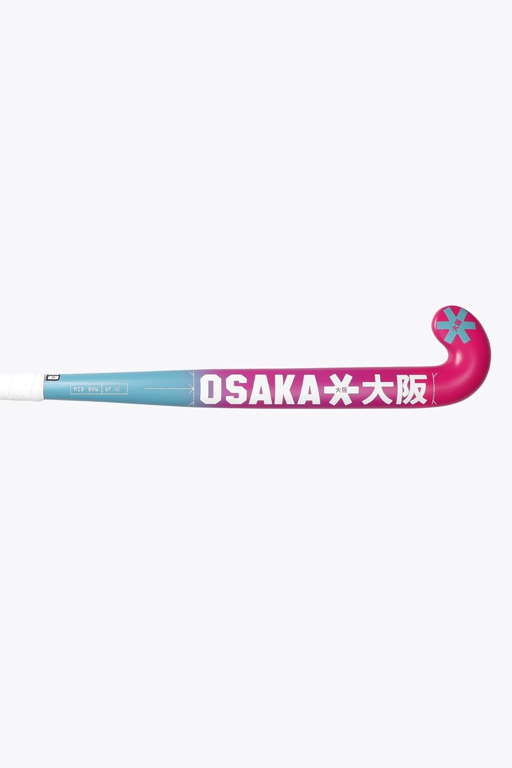 Hockey Stick Mid Bow GF | Blue-Berry Gradient