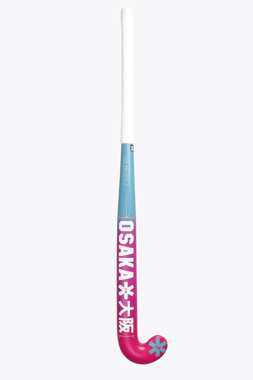 Hockey Stick Mid Bow GF | Blue-Berry Gradient